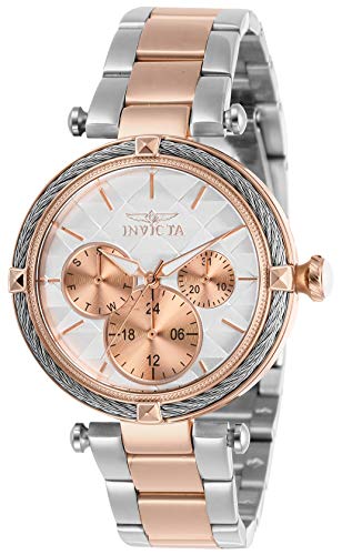 【中古】【未当て嵌める・未開封品】Invicta Women\u0027s Bolt Steel Bracelet \u0026 Case Quartz White Dial Analog Watch 28962