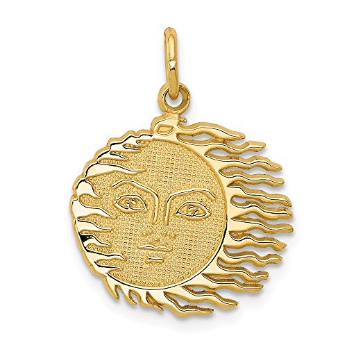 【中古】【未当てはめる・未開封品】14K 黄色ゴールド 燃えるお日さま 惹き付ける, 金属元素