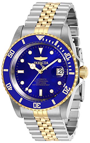 【中古】【未当て嵌める・未開封品】Invicta Men\u0027s 29182 Pro Diver Automatic 3 Hand Blue Dial Watch