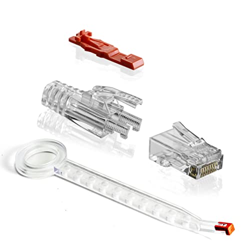 【中古】【未当て嵌める・未開封品】NTW Cat6 Boot and Plug, 50 Pack 3 Tool