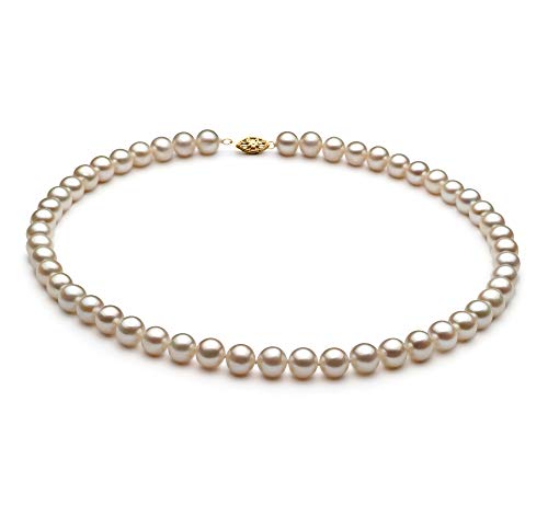 【中古】【未当て嵌める・未開封品】PearlsOnly???白いこと7.5???8.5?MM素水育てるパール首飾り 白いこと