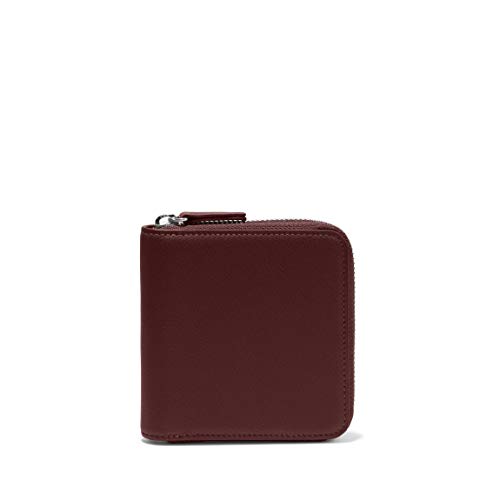 【中古】【未当て嵌める・未開封品】Leatherology 色つや スモール ジッパー付き添い人紙入れ US 大きさ: One Size 色つや: 赤いこと