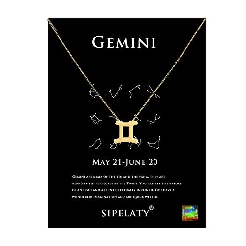 【中古】【未使用・未開封品】HOLY KT 12星座ペンダントネックレス 占星術 ゴールドトーンチェーン ゴールドメッセージカード付き レディースジュエリー, 金属,