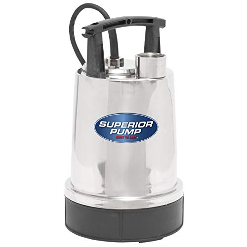 【中古】【未使用・未開封品】Superior Pump 91592 ステンレス 1/2 HP スチール ユーティリティポンプ