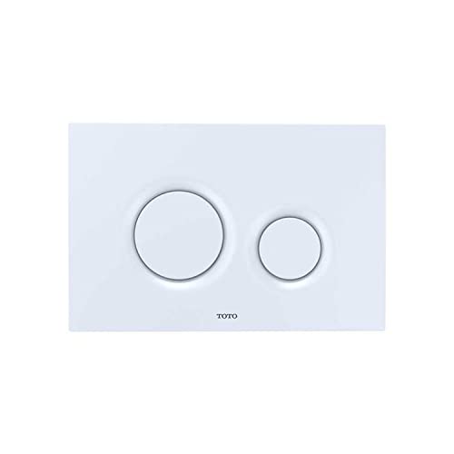 【中古】【未使用・未開封品】TOTO YT930#WH ベーシックラウンドプッシュプレート ホワイト