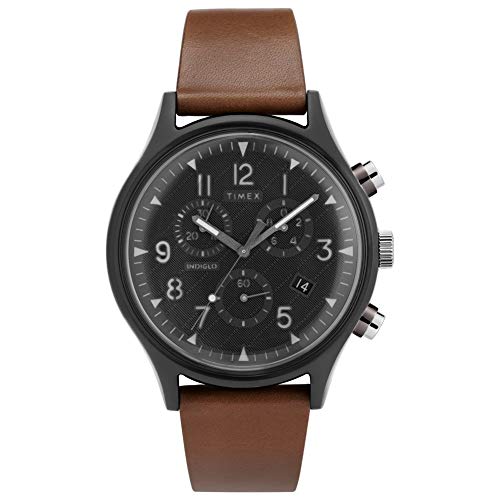 【中古】【未当て嵌める・未開封品】Timex メンズ MK1 スチール写真 クロノ 42粍 ウオッチ One Size 赤銅色/黒いこと超新星