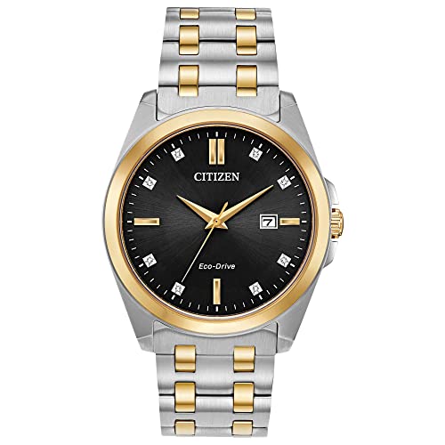 【中古】【未当て嵌める・未開封品】BM7107-50E Citizen シチズン Eco-Drive Corso 黒いこと メンズ アナログ 商行為 ソーラー 外国でさし出し Citizen