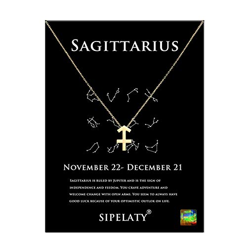 【中古】【未使用・未開封品】HOLY KT 12星座ペンダントネックレス 占星術 ゴールドトーンチェーン ゴールドメッセージカード付き レディースジュエリー, 金属,