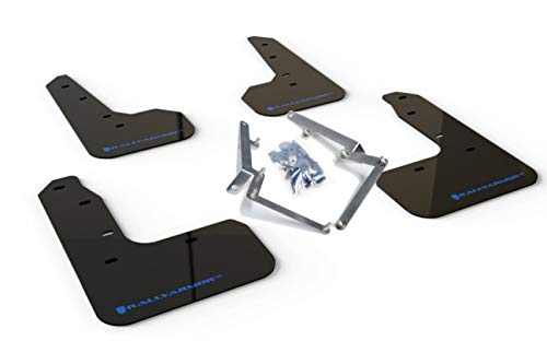 【中古】【未使用・未開封品】Rally Armor 泥よけ ブラック/ブルー 2017-2019 ホンダ シビック スポーツ ツーリング