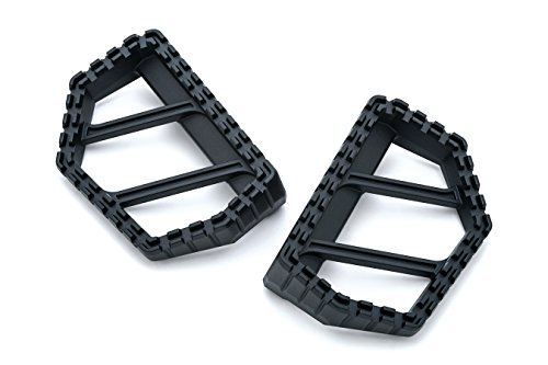 【中古】【未使用・未開封品】Kuryakyn 3597 オートバイフットコントロールコンポーネント: Riot ミニボードフロアボード アダプターなし、サテンブラック、1ペア｜AJIMURA-SHOP