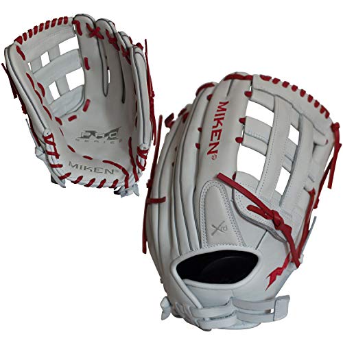 【中古】【未当て嵌める・未開封品】(Left) - Miken Pro Series 34珊 PRO135-WS Slowpitch Softball Glove