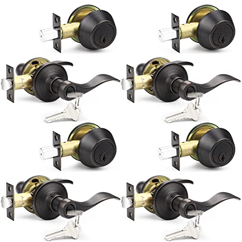 【中古】【未使用・未開封品】Probrico ハンドルセットコンボパック 4セット ブロンズ DL12061ET-101ORB-Combo-4Pack｜AJIMURA-SHOP