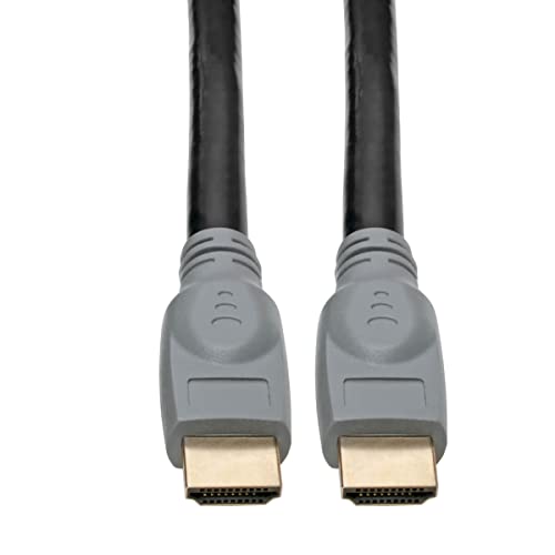 【中古】【未当てはめる・未開封品】Tripp Lite 高速道路 4K HDMI 2.0a有線テレビ グリップコネクタ付き添い人 (M/M) 黒いこと 25フート (P568-025-2A)