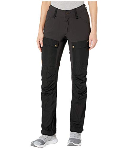 【中古】【未当て嵌める・未開封品】Fj?llr?ven レディース Keb ズボン下 曲線状の形 黒いこと 42 (US レディース 12) R