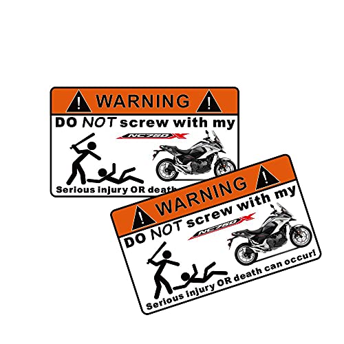 【中古】【未使用・未開封品】PRO-KODASKIN NC750X用警告ステッカーデカール 2枚組