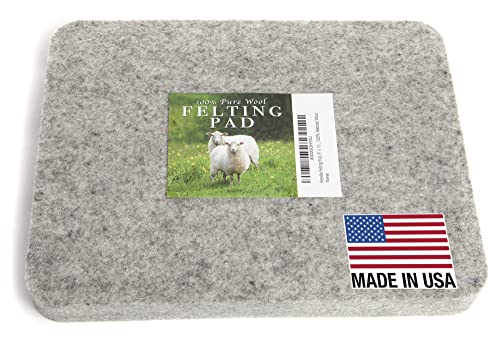 【中古】【未使用・未開封品】ニードルフェルトパッド、100%天然ウール。 8 x 10 Precision FLT-PAD-10