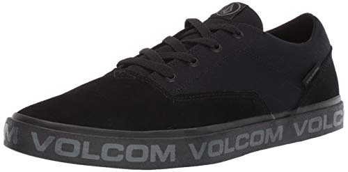 【中古】【未当て嵌める・未開封品】Volcom メンズ ドローロー スエードクロス シューズ 滑る US 大きさ: 10.5 色つや: 薄墨色