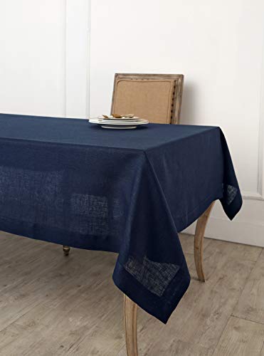 【中古】【未使用・未開封品】Solino Home　アテナ　リネンテーブルクロス 60 x 144 Inch ベージュ