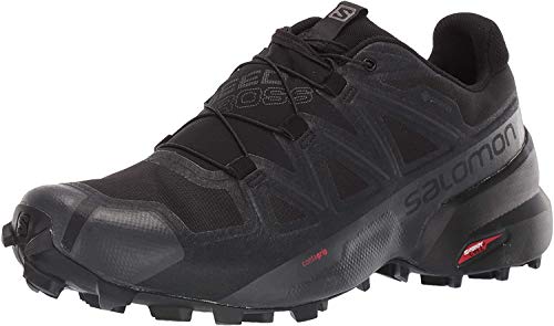 【中古】【未使用・未開封品】Salomon (サロモン) メンズ Speedcross 5 GTX トレイル ランニング シューズ, ブラック/ブラック/ファントム, 12.5