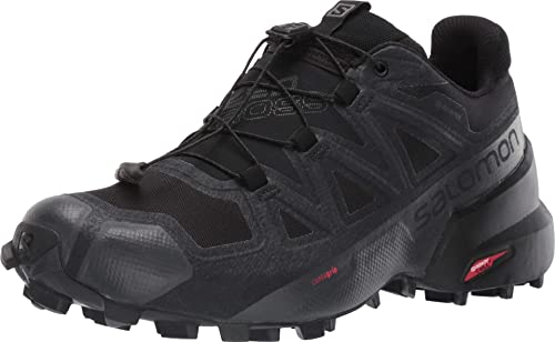 【中古】【未当て嵌める・未開封品】Salomon (サロモン) レディース Speedcross 5 Gore-tex トレイルランニングシューズ, 黒いこと/黒いこと/気違いトム, 9