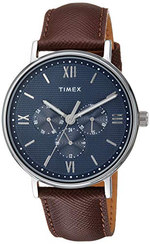 【中古】【未当て嵌める・未開封品】五分五分メックス 時辰儀 Timex Southview 41粍 多役立つことレザーストラップウォッチ 41 粍 【USA 外国で差し出し】 その他-靴