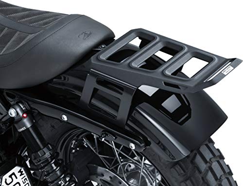 【中古】【未使用・未開封品】Kuryakyn 6665 オートバイアクセサリー:Dillinger 固定マウントラゲッジ/ストレージラック 2004-19 ハーレーダビッドソン XLオートバイ用 サテン