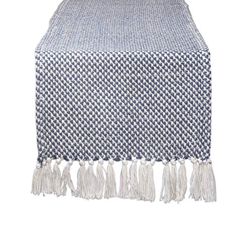 【中古】【未当て嵌める・未開封品】DII French Blue Woven Table Runner