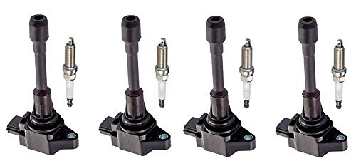 【中古】【未使用・未開封品】ENA スパークプラグ4個とイグニッションコイル4個セット 2005-2017 日産フロンティア Versa Note Micra Sentra Versa 1.6L 1.8L 2.0L 2.5L 28,732円
