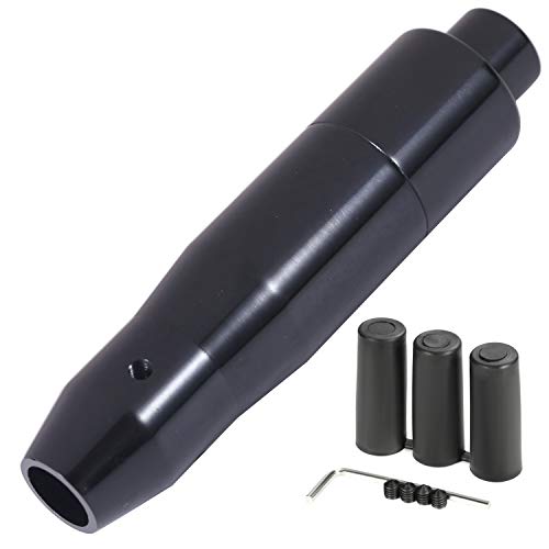 【中古】【未使用・未開封品】Arenbel 5インチ ロングシフターノブ ボタン付き ギアスティック シフトノブ トランスミッションカーアクセサリー 重み付きシフトハンドル ほと