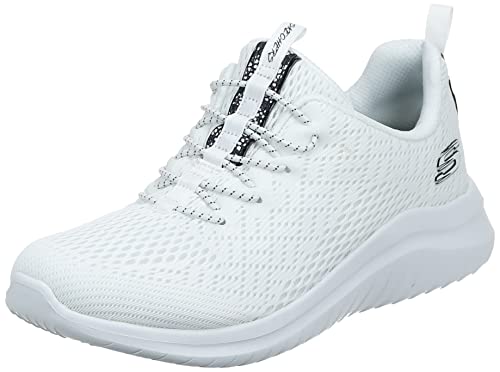 【中古】【未当て嵌める・未開封品】Skechers レディース Ultra Flex 2.0-Lite-Groove スニーカー US 大きさ: 5 色つや: 白いこと