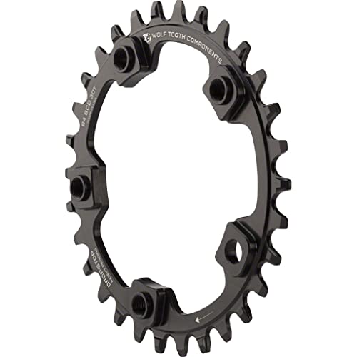 【中古】【未当て嵌める・未開封品】Wolf Tooth Components ドロップストップチェーンリング 32T x 94 BCD 5雄捻子 自転車用パーツ-チェーンリング