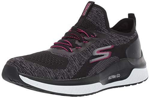 【中古】【未当て嵌める・未開封品】Skechers レディース Go Run Steady スニーカー US 大きさ: 24.5 色つや: 黒いこと
