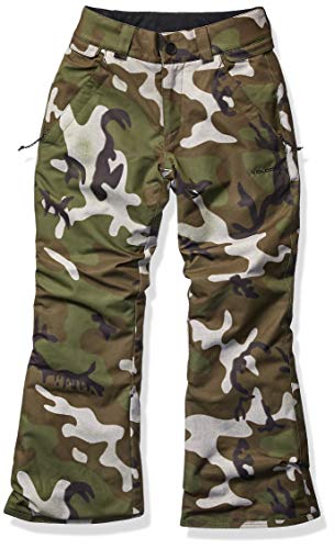 【中古】【未当て嵌める・未開封品】Volcom ガールズ Frickin スノーボード チノズボン下, Gi Camo。, Small その他-靴