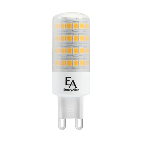 【中古】【未当て嵌める・未開封品】Emery Allen EA-G9-5.0W-001-409F-D 調光役立つこと付き添い人 細密画 バイピンベース JA8標準尺度 LED白熱電球 120V-5ワット (60W好いかげんに) 550lm 4000K 1個