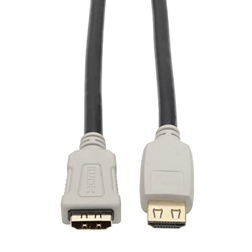 【中古】【未当て嵌める・未開封品】Tripp Lite 弾丸道路 4K HDMI 2.0B 押しひろげる有線テレビ グリッピングコネクタ(M/F)、黒いこと、20フート(P569-020-2B-MF)