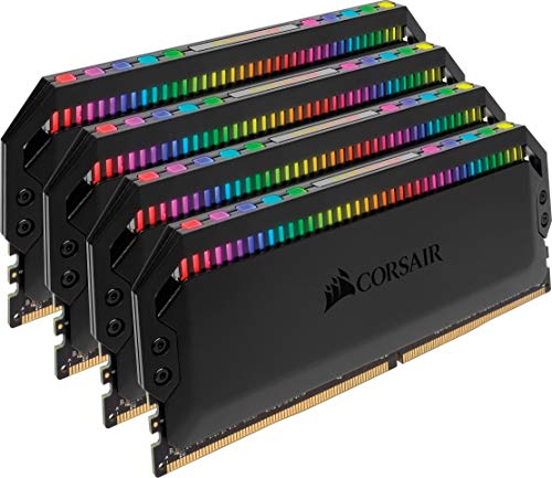 【中古】【未当て嵌める・未開封品】CORSAIR DDR4-3000MHz 事務机とっ始めパソコン用 記憶装置 DOMINATOR PLATINUM RGB 続きもの 32GB [8GB×4枚] CMT32GX4M4C3000C15