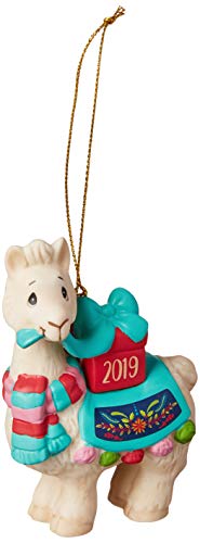 【中古】【未使用・未開封品】Precious Moments Llove You Llots 2019年 ビスク磁器 ラマクリスマス 191009 オーナメント ワンサイズ マルチ