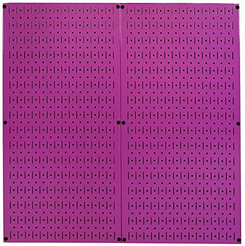 【中古】【未使用・未開封品】パープルペグボード 壁面コントロール パープルペグボードパック - 高さ32インチ x 幅16インチ カラフルパープルペグボード壁ストレージパネル｜AJIMURA-SHOP