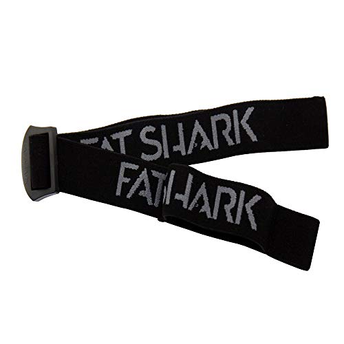 【中古】【未使用・未開封品】Fat Shark FatSharkブラックヘッドストラップ ロゴ入り - FSV2648
