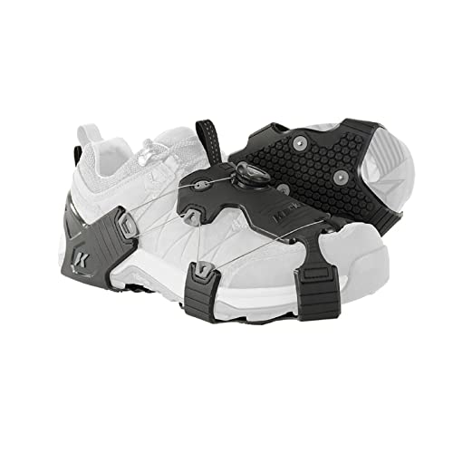 【中古】【未使用・未開封品】Korkers Ice Walker、カラー:ブラック/グレー、サイズ:L (OA9100BKGY-LG)