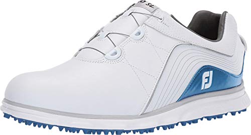 【中古】【未使用・未開封品】FootJoy ゴルフシューズ メンズ Pro/Sl Boa-前シーズンスタイル, ホワイト/ブルー, 10｜AJIMURA-SHOP