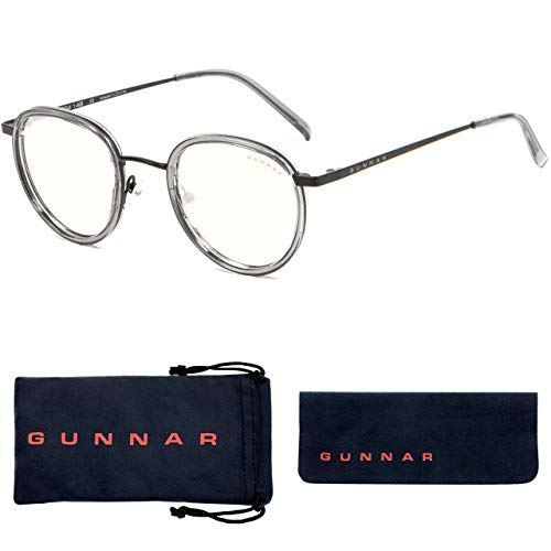 【中古】【未当て嵌める・未開封品】Gunnar Optiks Gaming and Computer Eyewear/Atherton - Patented Lens, Reduce Digital Eye Strain, Block 35% of Harmful Blue Light - Clear
