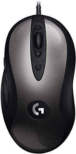 【中古】【未当てはめる・未開封品】Logitech G MX518 ゲーミングマウス Hero 25K 検知器 25,600 DPI、ARM-中央処理装置、8つの放送番組能力のあるな名取り草 - 黒いこと/薄墨色