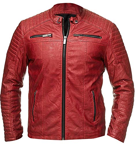 【中古】【未当て嵌める・未開封品】CHICAGO-FASHIONS OUTERWEAR メンズ US 大きさ: X-Large 色つや: 赤いこと