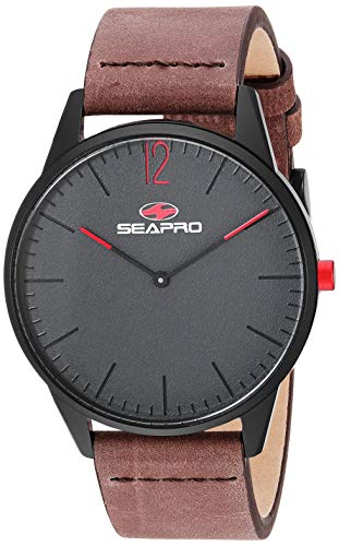 【中古】【未使用・未開封品】Seapro メンズ腕時計 ブラックホールウォッチ クォーツ ミネラルクリスタル SP0101 SP0101画像