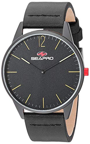 【中古】【未使用・未開封品】Seapro メンズ腕時計 ブラックホールウォッチ クォーツ ミネラルクリスタル SP0102 SP0102画像