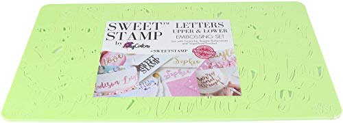 【中古】【未使用・未開封品】AmyCakes Sweet Stamp プラスチックカーリー大文字と小文字のエンボスケーキ用