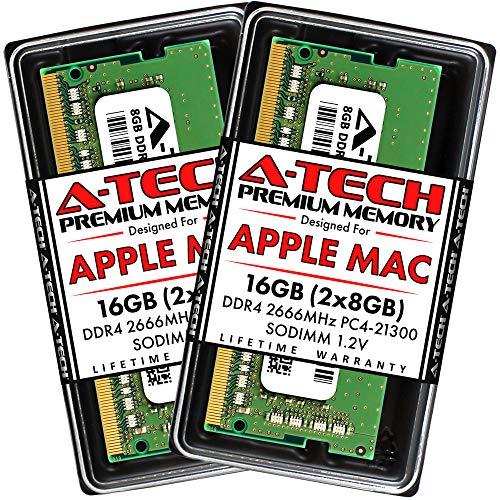 【中古】【未使用・未開封品】A-Tech 16GB キット (2x8GB) DDR4 2666MHz RAM Apple 2019 & 2020 iMac 27インチ (iMac19,1 iMac20,1 iMac20,2) 2018 Mac Mini | PC4-21300 SO-D