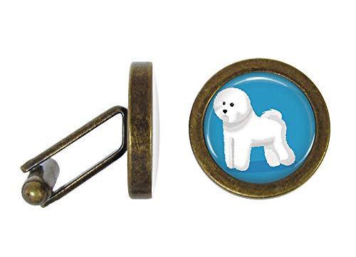【中古】【未使用・未開封品】Oakmont カフリンクス ビション・フリーズ 犬用カフリンクス (角度付きエディション)