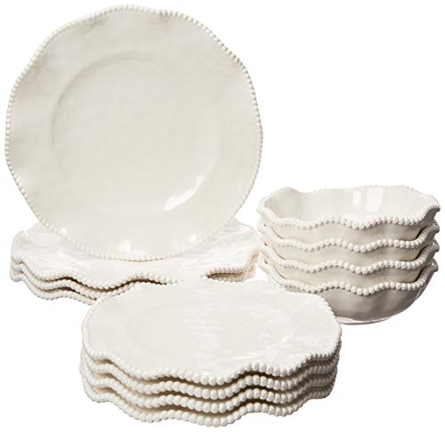 【中古】【未使用・未開封品】Certified International 89537 Perlette クリーム食器、皿、マルチカラー